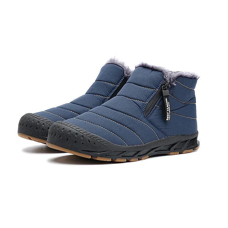 Women's Winter Shoes Warm Lined Snow Boots Zip short shaft boots Flat Outdoor Comfortable Non-slip Winter Boots