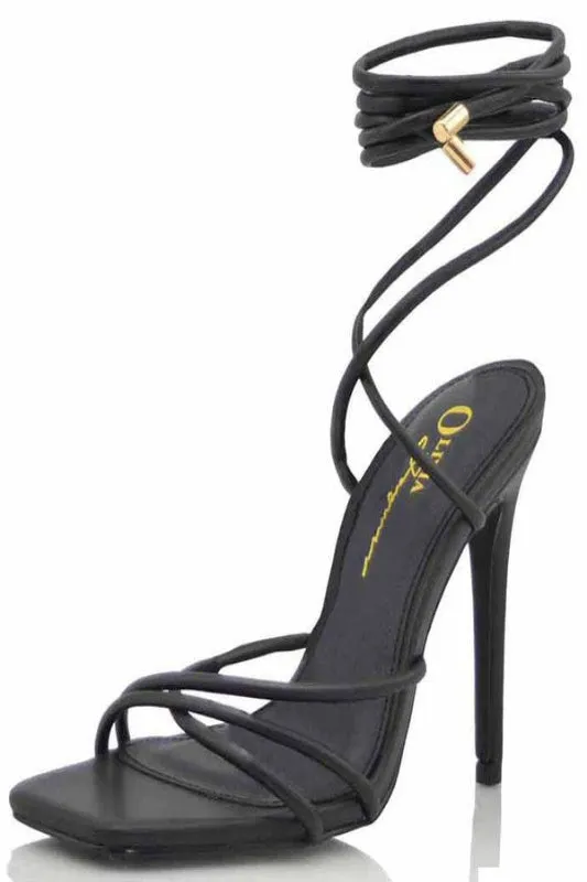 Wrap Up Strappy Heel